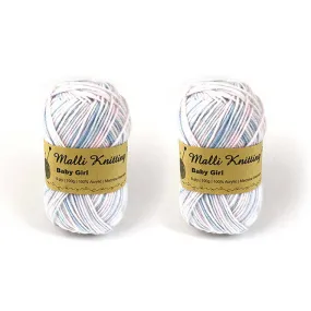 Acrylic Yarn, Baby Girl Mix