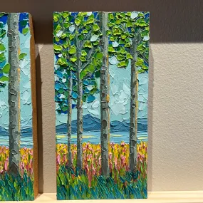 Aspens in the Spring II by Sydney Lund