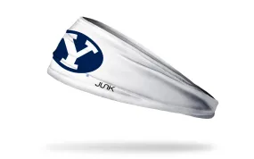 Brigham Young University: Y Logo White Headband