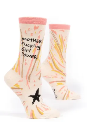 Motherfucking Girl Power Crew Socks