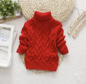 WINTER POPCORN PULLOVER SWEATER